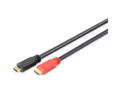 Кабель мультимедійний HDMI M to HDMI M 20.0m Full HD 60Hz AOC w/Amplifier black Digitus (AK-330105-200-S)