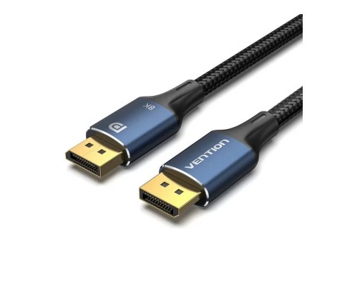 Кабель мультимедійний DisplayPort M to DisplayPort M 3.0m 8K60Hz blue Vention (HCELI)