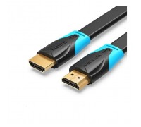 Кабель мультимедійний HDMI M to HDMI M 1.5m 4K60Hz 90° corner black Vention (ALRBG)