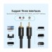 Кабель мультимедійний 1xRCA M to 1xRCA M 2.0m digital black Vention (VAB-R09-B200)