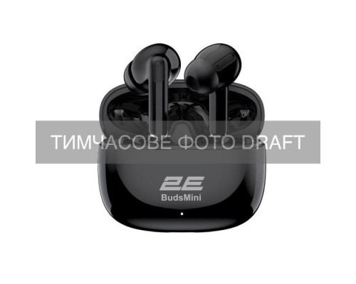 Навушники 2E BudsMini Black (2E-EBTWBMBK)