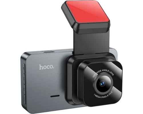 Відеореєстратор HOCO DV9 3-inch screen driving recorder (720P) Metal Gray (6942007633345)