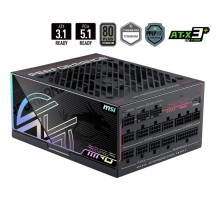 Блок живлення MSI 1300W (MPG Ai1300TS PCIE5)