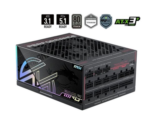 Блок живлення MSI 1300W (MPG Ai1300TS PCIE5)