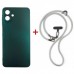 Чохол до мобільного телефона Dengos Case + Cross-body Strap Samsung Galaxy A07 Green+Grey (DG-KM-CCRB-17)