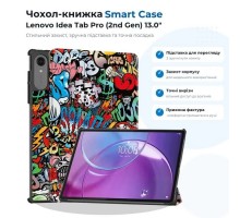 Чохол до планшета BeCover Smart Case Lenovo Idea Tab Pro (2nd Gen) TB390FU 13.0" Graffiti (715809)