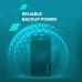Батарея універсальна Canyon OnPower 100 10000mAh, 5В/2А, Black (CNS-CPB100B)