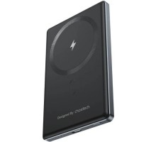 Батарея універсальна Choetech Magnetic Wireless 5000mAh, 20W, PD, Qi-15W, Black (B738-CCBK)
