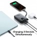 Батарея універсальна JOYROOM 10000mAh, 22.5W, PD, QC, built-in USB-C cable, Black (JR-PBF17)