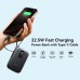 Батарея універсальна JOYROOM 10000mAh, 22.5W, PD, QC, built-in USB-C cable, Black (JR-PBF17)