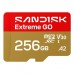 Карта пам'яті SanDisk 256GB microSDXC class 10 UHS-I Extreme GO (SDSQXGN-256G-GN6MN)