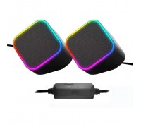 Акустична система ColorWay Cubix 2.0 RGB USB Black (CW-SPU05BK)
