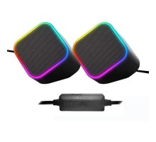 Акустична система ColorWay Cubix 2.0 RGB USB Black (CW-SPU05BK)