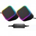 Акустична система ColorWay Cubix 2.0 RGB USB Black (CW-SPU05BK)