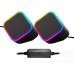 Акустична система ColorWay Cubix 2.0 RGB USB Black (CW-SPU05BK)