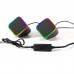 Акустична система ColorWay Cubix 2.0 RGB USB Black (CW-SPU05BK)