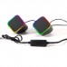 Акустична система ColorWay Cubix 2.0 RGB USB Black (CW-SPU05BK)