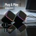 Акустична система ColorWay Cubix 2.0 RGB USB Black (CW-SPU05BK)