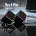 Акустична система ColorWay Cubix 2.0 RGB USB Black (CW-SPU05BK)