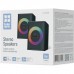 Акустична система ColorWay PulseRing 2.0 RGB USB Black (CW-SPU04BK)