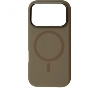 Чохол до мобільного телефона BeCover FIBRA Silicone OmniMag Apple iPhone 17 Pro Brown (716214)