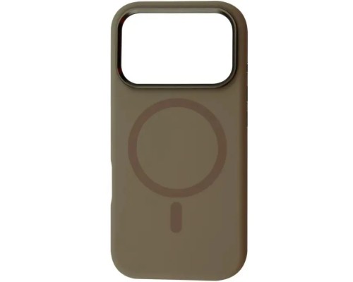 Чохол до мобільного телефона BeCover FIBRA Silicone OmniMag Apple iPhone 17 Pro Brown (716214)