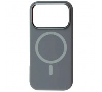 Чохол до мобільного телефона BeCover FIBRA Silicone OmniMag Apple iPhone 17 Pro Gray (716217)