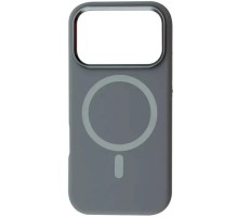 Чохол до мобільного телефона BeCover FIBRA Silicone OmniMag Apple iPhone 17 Pro Gray (716217)