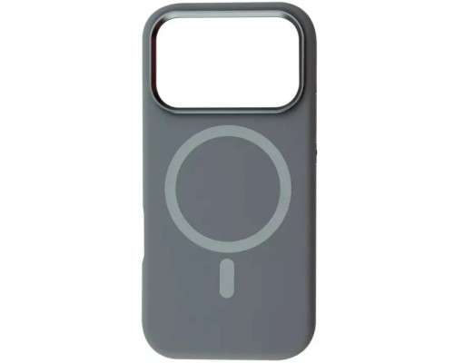 Чохол до мобільного телефона BeCover FIBRA Silicone OmniMag Apple iPhone 17 Pro Gray (716217)