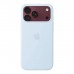 Чохол до мобільного телефона Apple Silicone MagSafe iPhone 18 Pro Max Crisp Blue (MK934ZM/A)