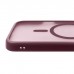Чохол до мобільного телефона Armorstandart Lush MagCase Apple iPhone 18 Pro Max Dark Cherry (ARM92552)
