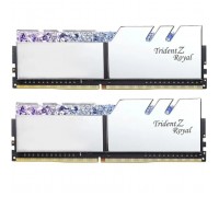 Модуль пам'яті для комп'ютера DDR4 32GB (2x16GB) 3200 MHz TridentZ RGB ROYAL Silver G.Skill (F4-3200C16D-32GTRS)