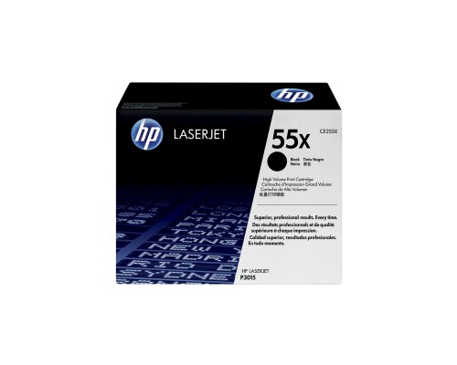 Картридж HP LJ  55X P3015 series black (max) (CE255X)