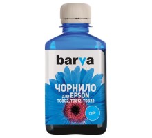 Чорнило Barva EPSON T0812 CYAN 180г (E081-138)