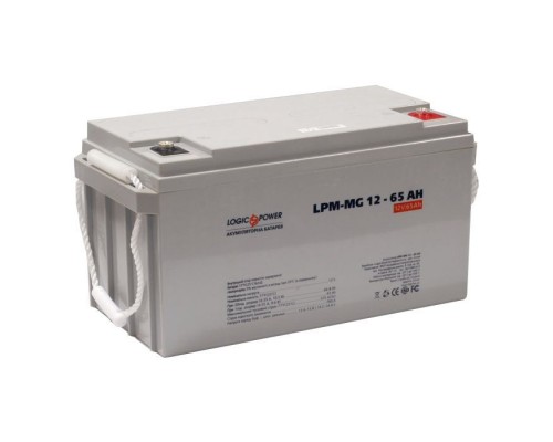 Батарея до ДБЖ LogicPower LPM MG 12В 65Ач (3872)