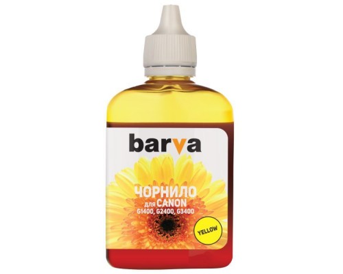 Чорнило Barva CANON GI-490 90г YELLOW (G490-510)
