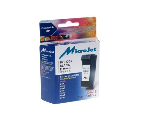 Картридж Microjet для HP №15 Black (HC-C05)