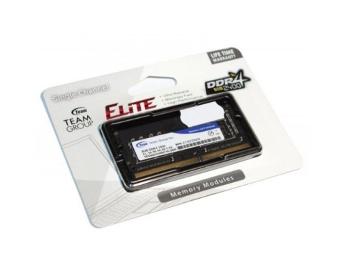 Модуль пам'яті для ноутбука SoDIMM DDR4 8GB 2400 MHz Elite Team (TED48G2400C16-S01)