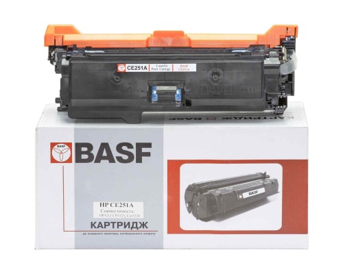 Картридж BASF для HP CLJ CM3530/CP3525 Cyan (KT-CE251A)