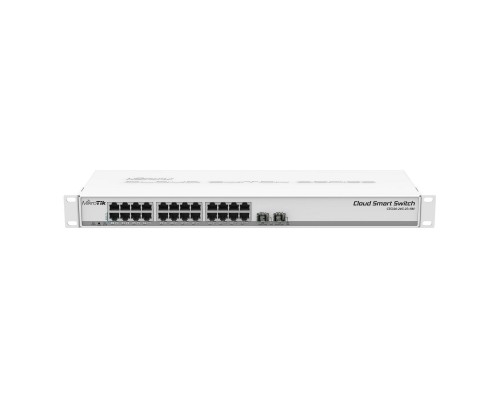 Комутатор мережевий Mikrotik CSS326-24G-2S+RM