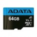 Карта пам'яті ADATA 64GB microSD class 10 UHS-I A1 Premier (AUSDX64GUICL10A1-RA1)