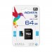 Карта пам'яті ADATA 64GB microSD class 10 UHS-I A1 Premier (AUSDX64GUICL10A1-RA1)