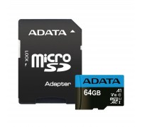 Карта пам'яті ADATA 64GB microSD class 10 UHS-I A1 Premier (AUSDX64GUICL10A1-RA1)