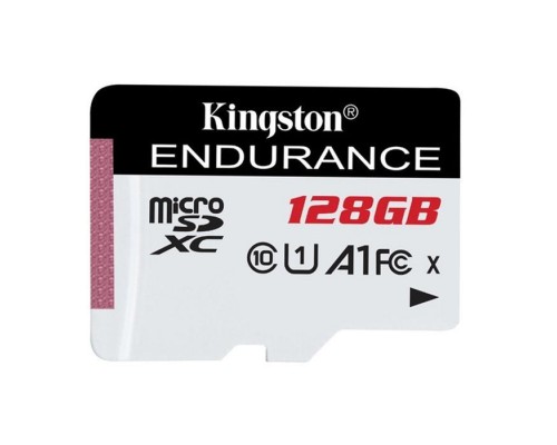 Карта пам'яті Kingston 128GB microSDXC class 10 UHS-I U1 A1 High Endurance (SDCE/128GB)
