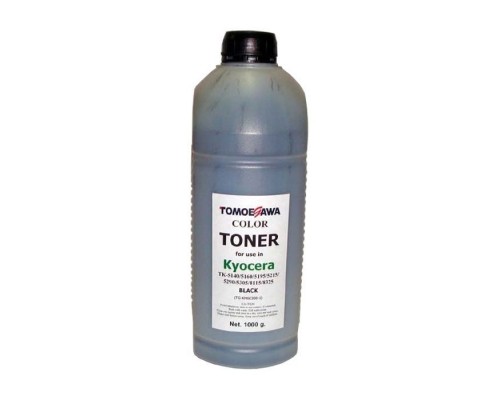 Тонер KYOCERA TK-5140/5195/5215/5305/8115 1кг Black Tomoegawa (TG-KM6030B-1)