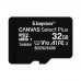 Карта пам'яті Kingston 32GB microSDHC class 10 UHS-I A1 (R-100MB/s) Canvas (SDCS2/32GBSP)