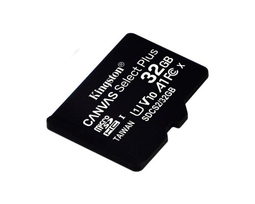 Карта пам'яті Kingston 32GB microSDHC class 10 UHS-I A1 (R-100MB/s) Canvas (SDCS2/32GBSP)