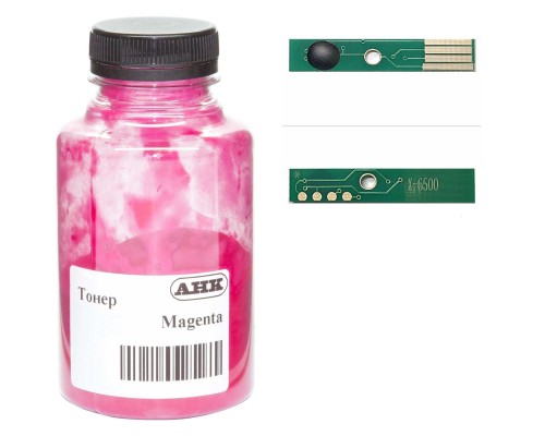 Тонер Xerox Phaser 6600 120г Magenta +chip AHK (3202902)