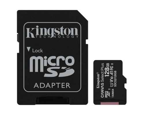 Карта пам'яті Kingston 128GB micSDXC class 10 A1 Canvas Select Plus (SDCS2/128GB)