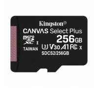 Карта пам'яті Kingston 256GB microSDXC class 10 UHS-I Canvas Select Plus (SDCS2/256GBSP)